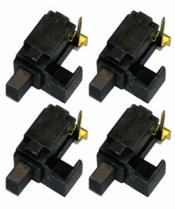 BLACK+DECKER Black and Decker LE750/BV400 Replacement (4 Pack) Brush & Holder # 132254-07-4PK