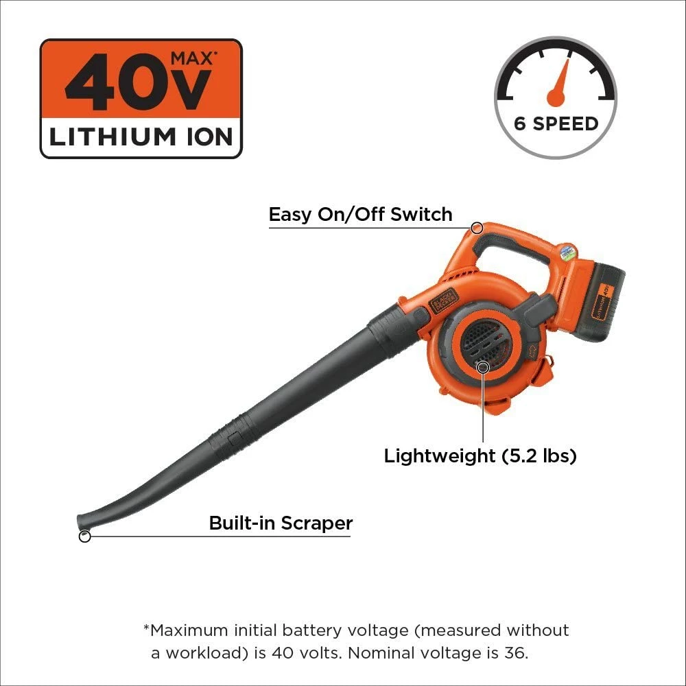 BLACK+DECKER 2-in-1 Cordless Sweeper 3 BLACK+DECKER 2-in-1 Cordless Sweeper - Image 3