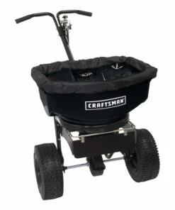 BLACK+DECKER Craftsman Push Spreader For Ice Melt 80 lb.