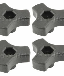 BLACK+DECKER Black and Decker LE750 Replacement (4 Pack) Shaft Knob # 90542737 -4PK