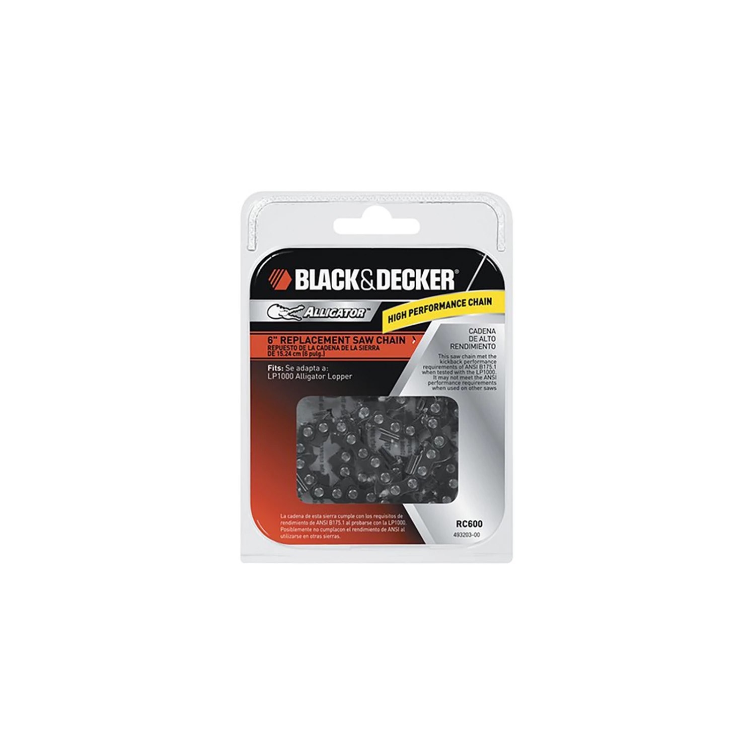 BLACK+DECKER 25AP042G 6" Replacement Saw Chain 1 BLACK+DECKER 25AP042G 6" Replacement Saw Chain